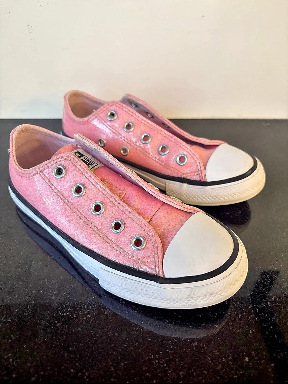 Converse Chuck Taylor All Star Madison Slip-On Pink Sneakers Girls US 12